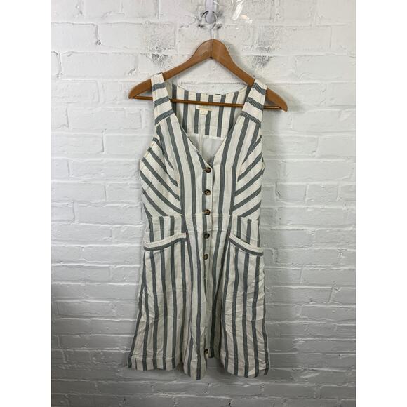 Striped Sleeveless Midi Dress - Picture 3 of 6